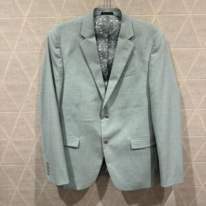 Egara sea foam green suit 40R 32x34